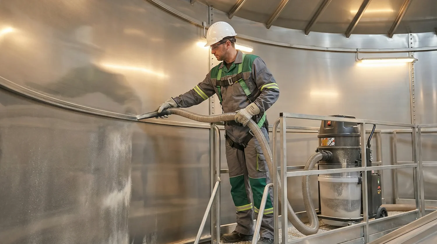 Silo Reinigung - Futtersilo Reinigung Lauer Stallservice